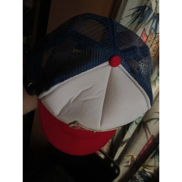 Trucker Hat Snapback Cap  Vtg LAFAYETTE CB C.B. TRUCKER PATCH Cobra Mesh - Picture 3 of 5